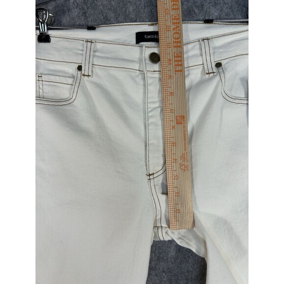 Karen Kane Super Bloom Cropped Women's Jeans Natural Almond Size 8 - Picture 8 of 10